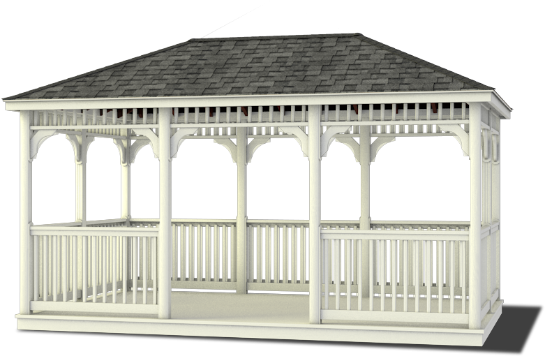 Dodecagon Thumbnail - Gazebo (853x509), Png Download