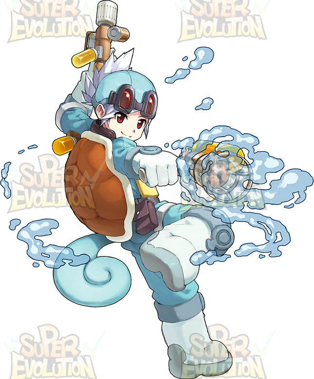 Squirt - Pocket Master Squirtle (645x777), Png Download