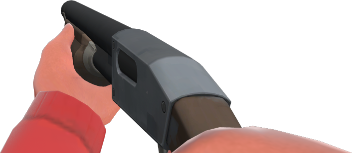 [ Img] - First Person Shotgun (706x308), Png Download