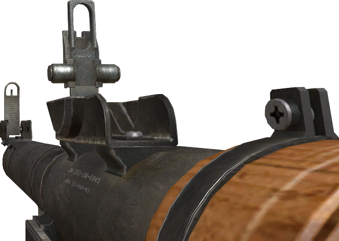 The Ironsights Of The Mw2 Rpg, Just Like In Real Life, - Mw2 Rpg Png (666x474), Png Download