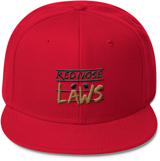 Red Nose Laws Wool Blend Red Snapback Cap - Make Truth Great Again (600x600), Png Download