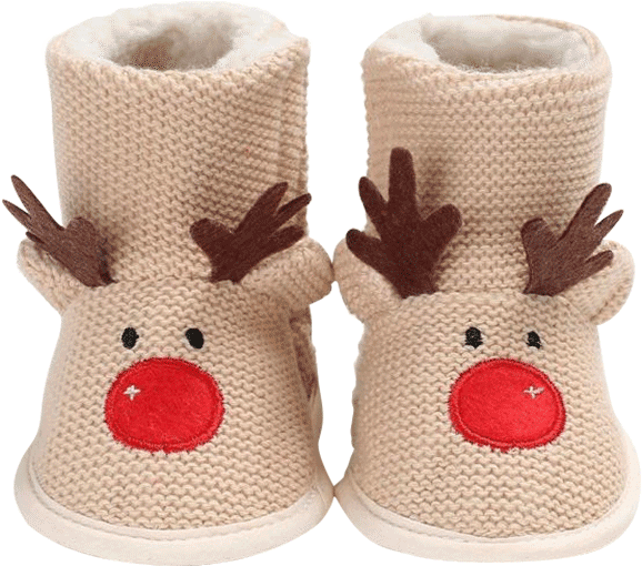 Petite Bello Boots 7-12 Months Red Nose Boots - Shoe (600x600), Png Download