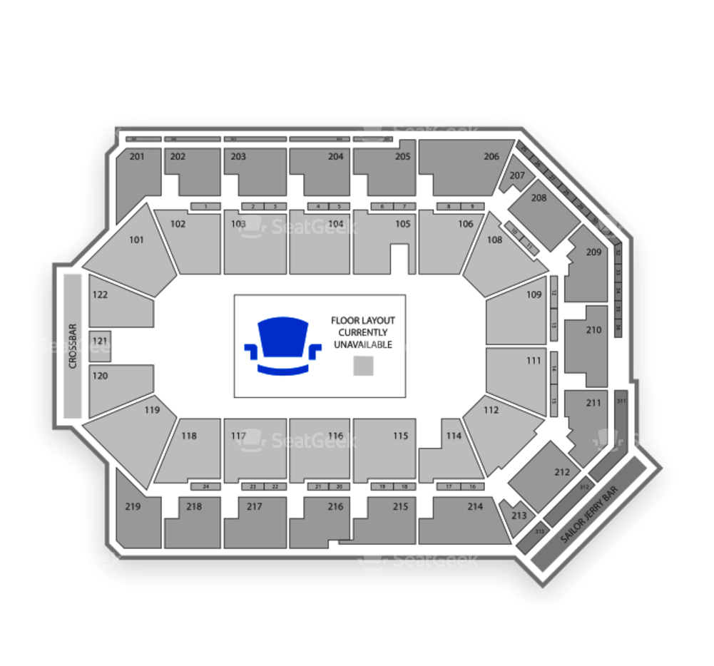 Download Agua Caliente Clippers Seating Chart Map Seatgeek Png