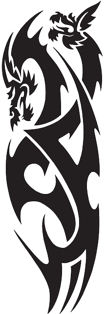 Dragon, Head, Banner, Wings, Art, Mythical - Sticker (320x640), Png Download