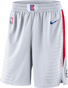 La Clippers Association Swingman Shorts - Los Angeles (360x480), Png Download