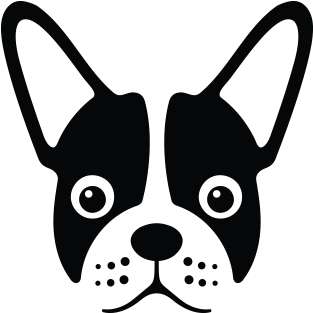 Drool Pet Co Logo Lined Illustration Black And White - Icon Graphic Design (350x350), Png Download