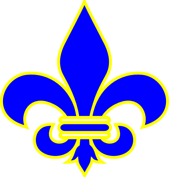 Fleur De Lis Vector Png (570x598), Png Download