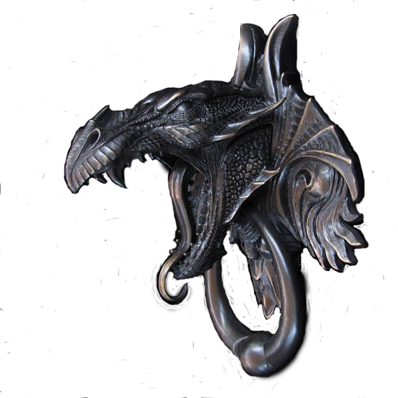 Bronze Dragon Head - Statue (570x570), Png Download