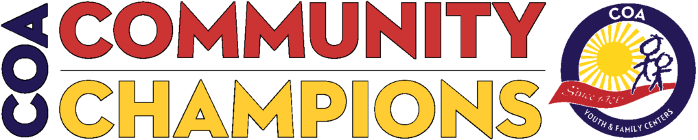 Becoming A Community Champion Is Also One Of The Easiest - Coa Youth And Family Centers (1024x215), Png Download
