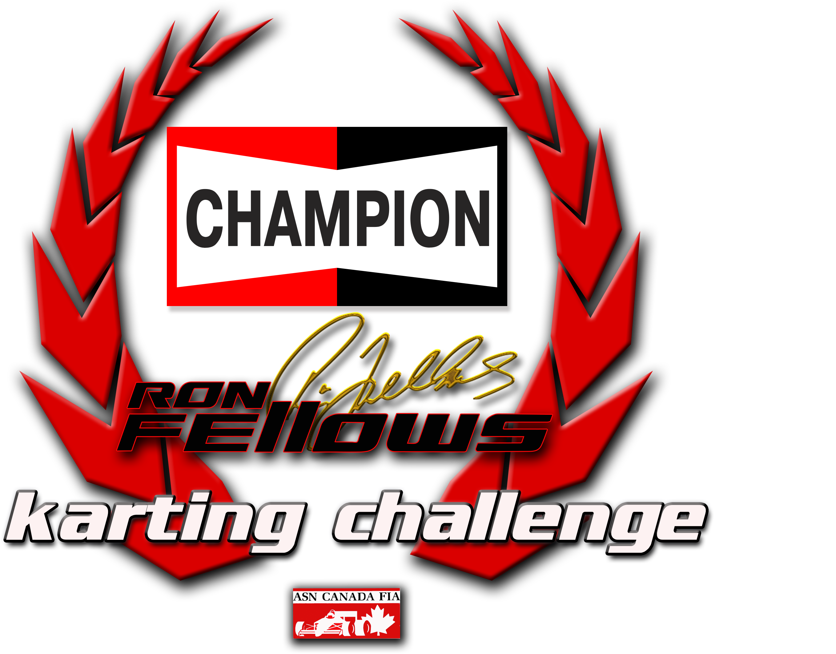 12 May Champion Ron Fellows Karting Challenge Season - Champion Spark Plugs (5100x3300), Png Download