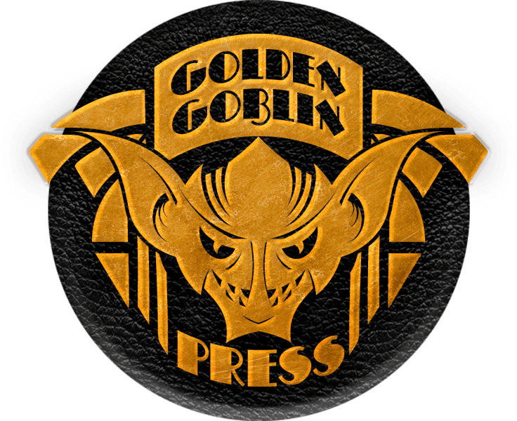 Golden Goblin Press Logo - Dread Shadows In Paradise (736x600), Png Download