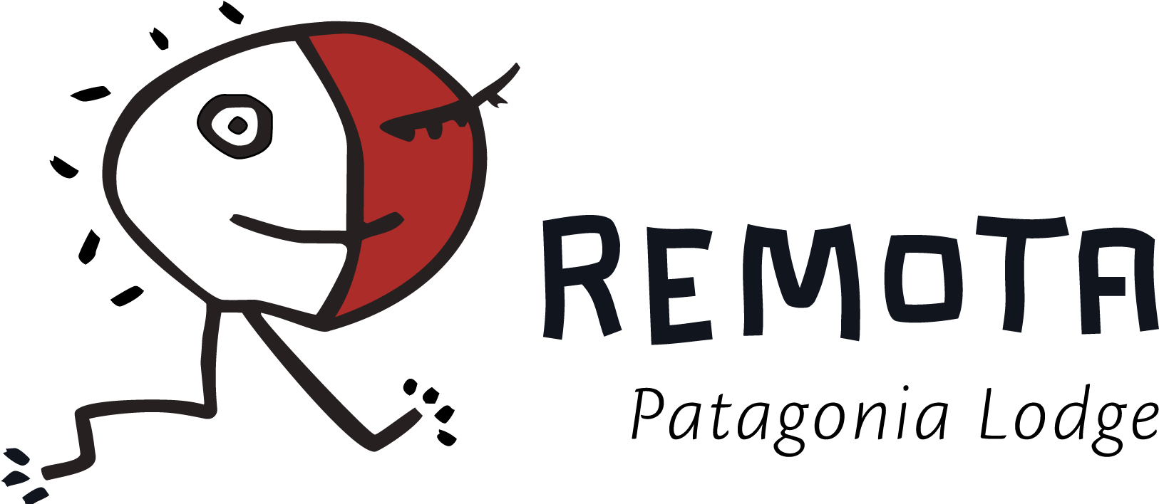 Remota Patagonia Lodge Logo (1842x879), Png Download