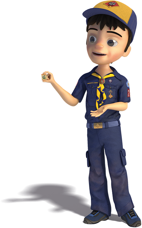 Cub Scout Uniform Clipart (500x801), Png Download