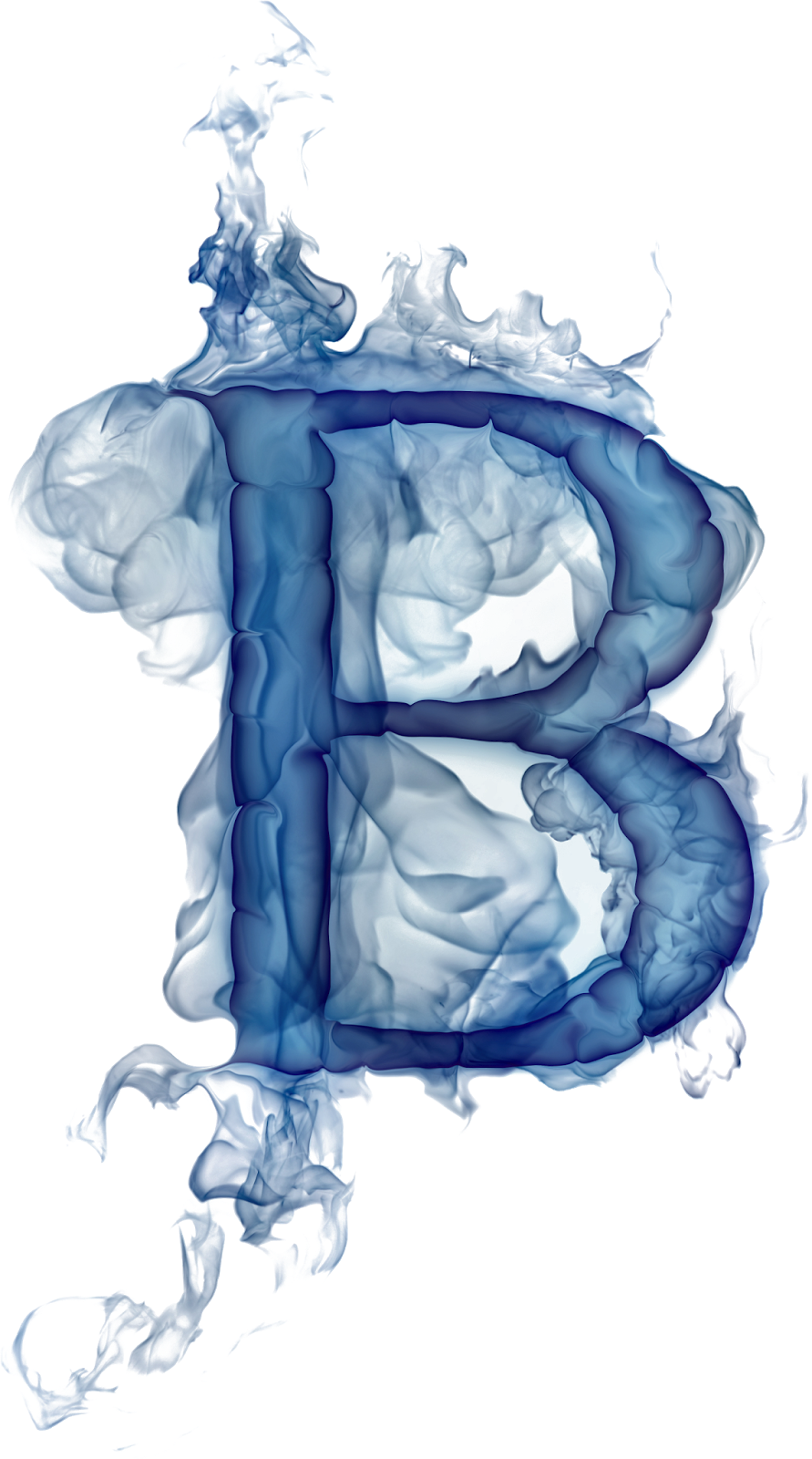 Výsledok Vyhľadávania Obrázkov Pre Dopyt B - Letter B In Smoke (891x1600), Png Download
