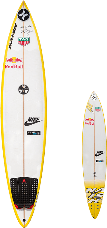 Kai Lenny's Naish Big Wave Gun - Kai Lenny (597x787), Png Download