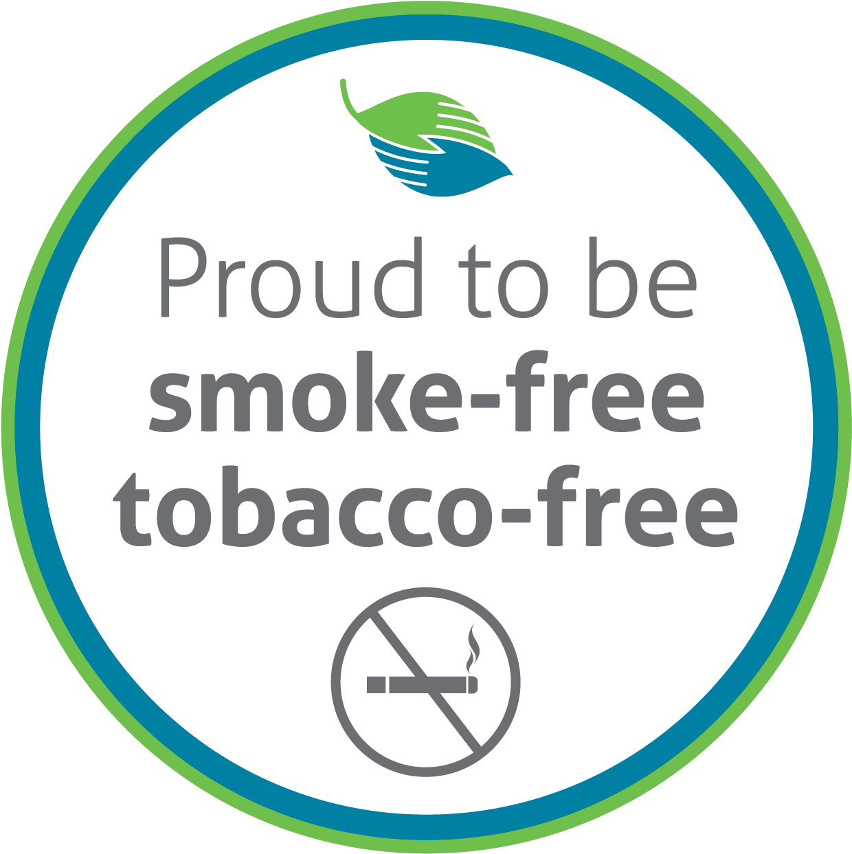 Tobacco Cessation While In Treatment Is Directly Related - Circle (1329x1329), Png Download