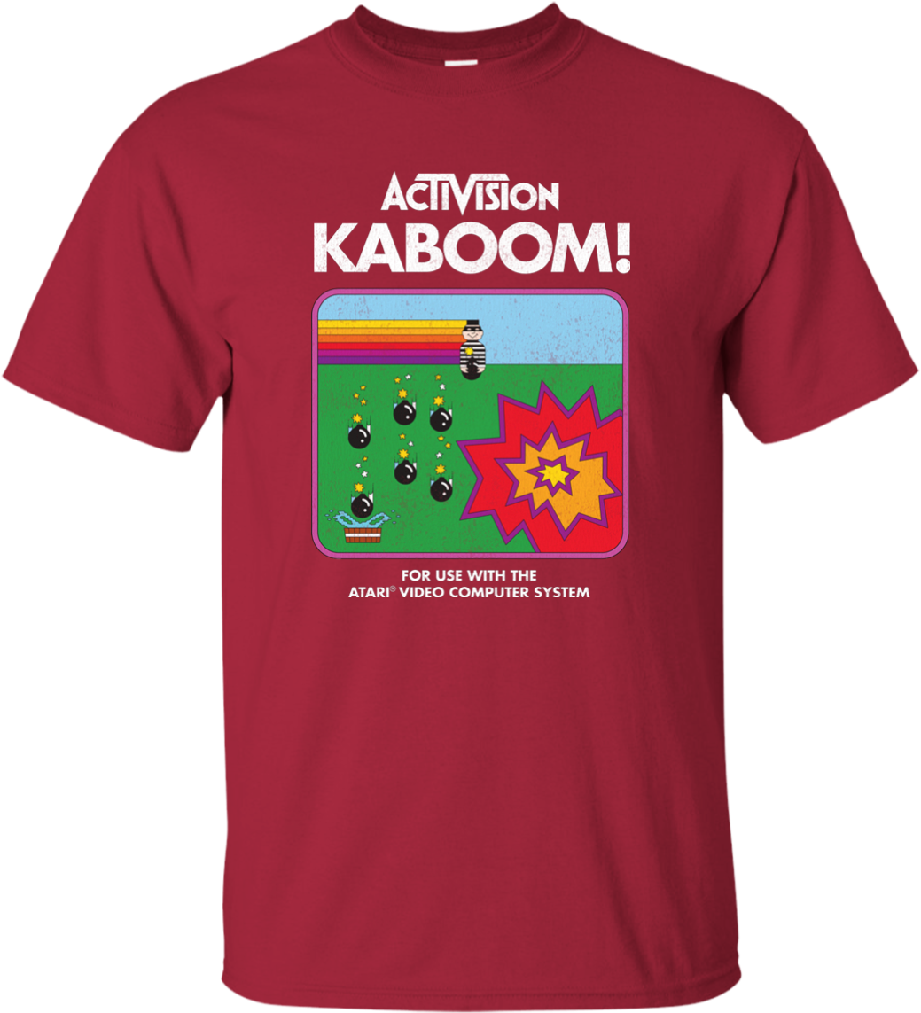 Activision Kaboom Atari 2600 Retro Video Game Cartridge Knock Knock