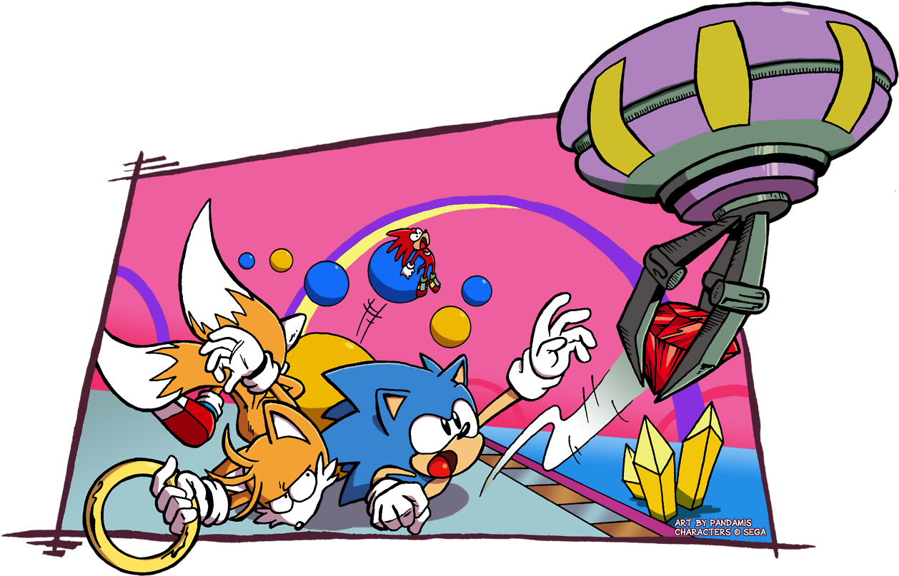 Sonic Mania - Sonic Mania Art Book (1280x845), Png Download