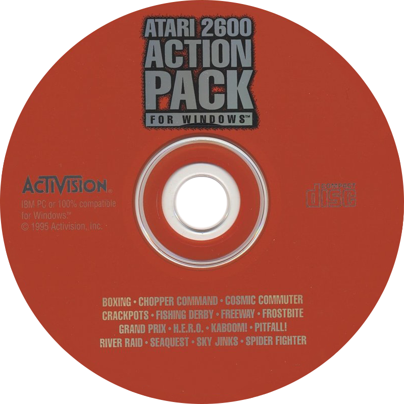 Activision's Atari 2600 Action Pack - Cd (800x800), Png Download