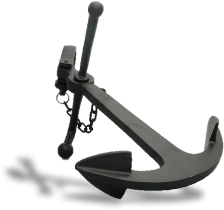 Vertical Divider - Picture - Navy Anchor (550x430), Png Download