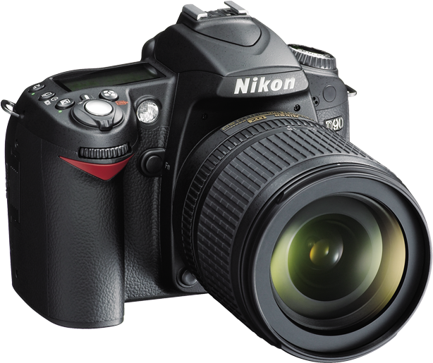 Nikon D90 Hd (700x595), Png Download