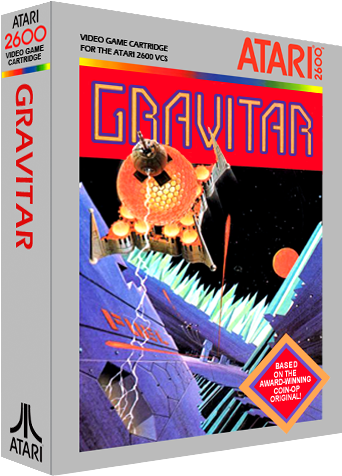Gravitar - Gravitar Atari 2600 (400x500), Png Download