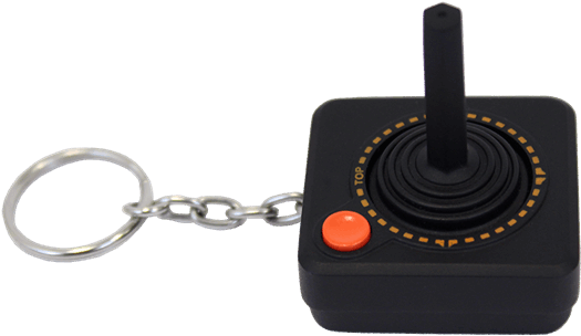Atari Joystick Keyring (600x600), Png Download