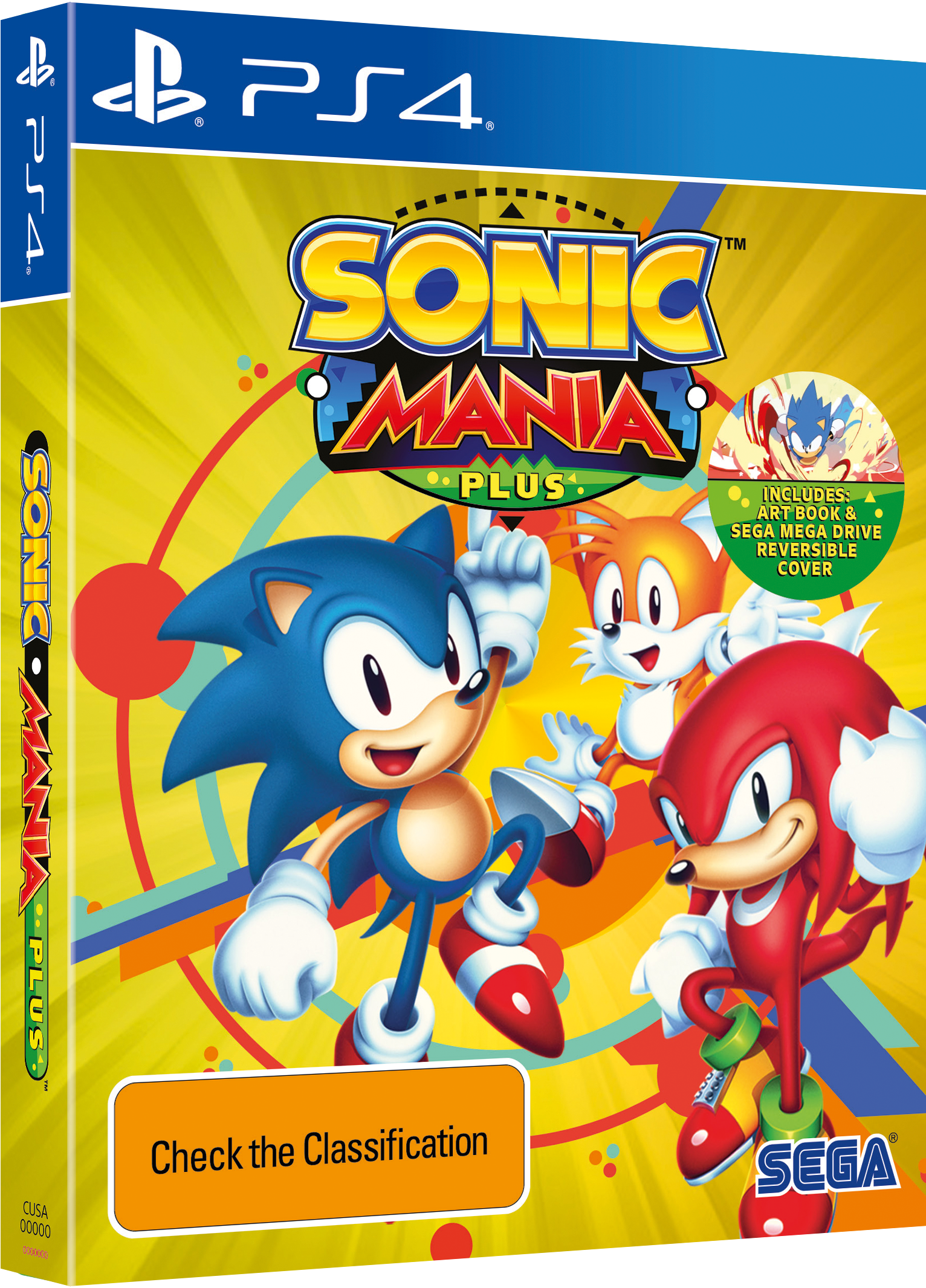 Log In / Register - Sonic Mania Plus Ps4 (1650x2250), Png Download