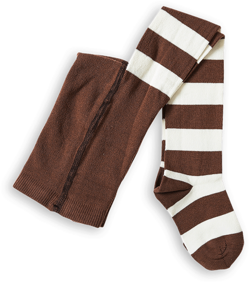 Mini Rodini Stripe Tigts Brown (786x786), Png Download