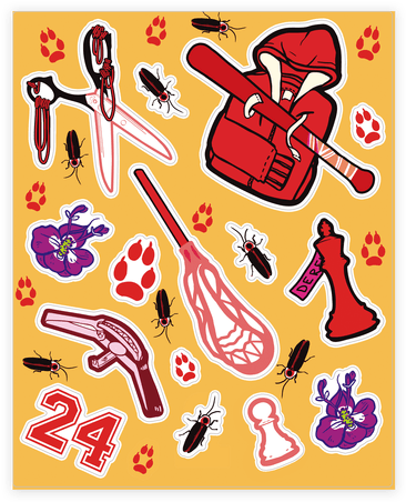 Team Stilinski Sticker/decal Sheet - Sticker (484x484), Png Download