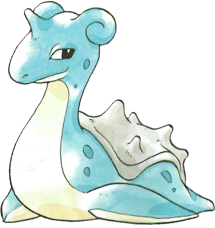 Til In Generation I Lapras Supposed To Have Teeth - Lapras Gen 1 Art (753x787), Png Download