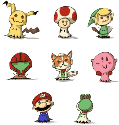Mimikyu - Mimikyu Nintendo (571x495), Png Download