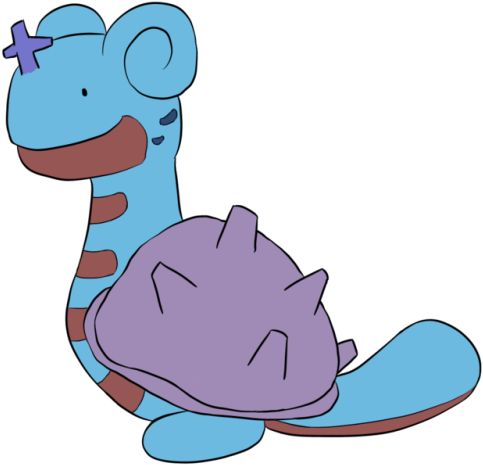 #131 - Lapras (500x488), Png Download