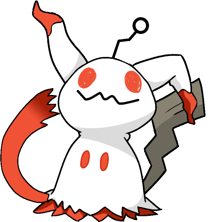 Made A Mimikyu Snoo - Mimikyu Zangoose (768x768), Png Download