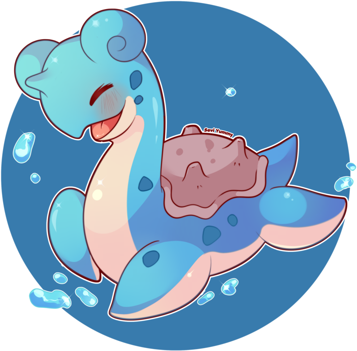 Chibi Lapras By Seviyummy - Lapras Chibi (800x800), Png Download