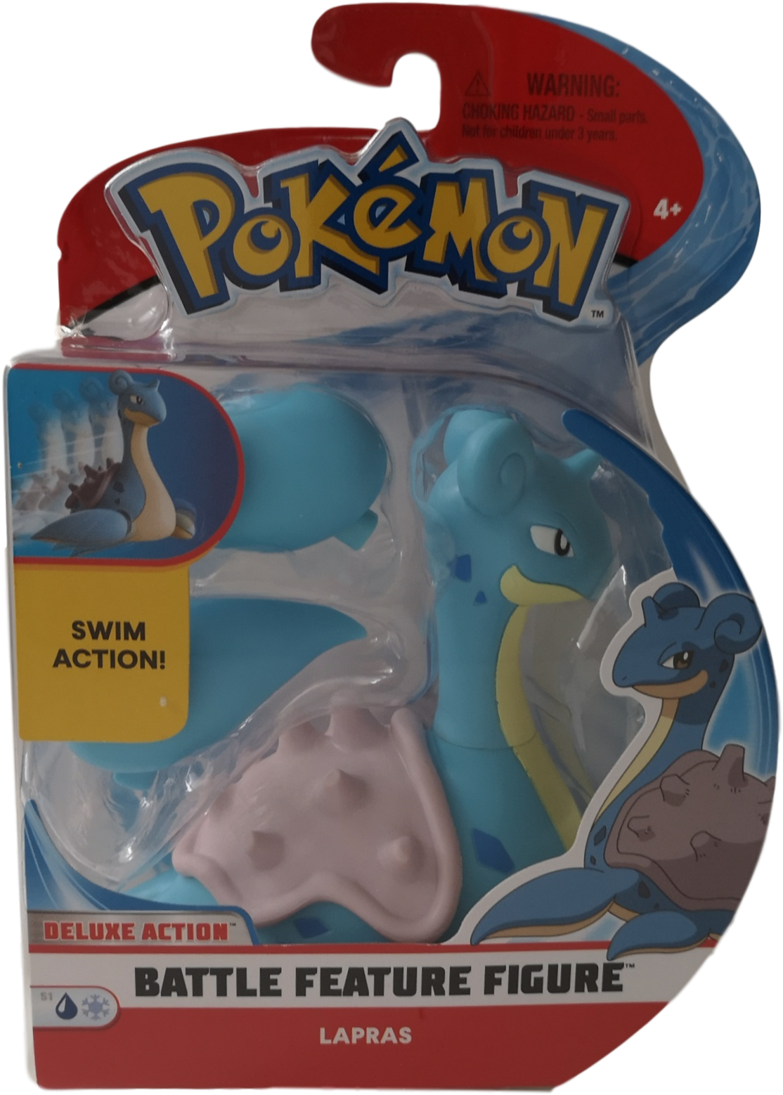 Pokemon Wicked Cool Toys Lapras (1513x1923), Png Download