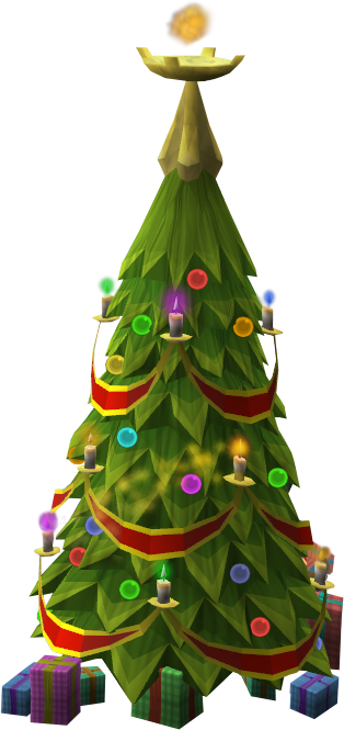 Christmas Tree - Runescape Christmas Tree (314x665), Png Download