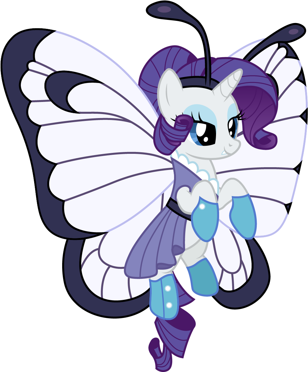 Cloudyglow, Butterfree, Clothes, Cosplay, Costume, - Rarity (1001x1197), Png Download