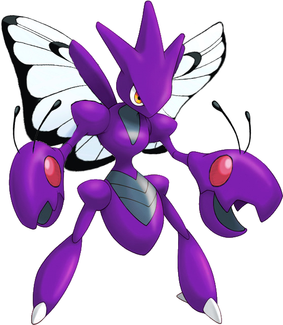 Oc Artscizor X Butterfree - Pokémon (968x633), Png Download