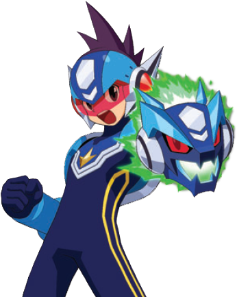 Mega Man Star Force Clipart - Mega Man Star Force: Leo Nintendo Ds (386x445), Png Download