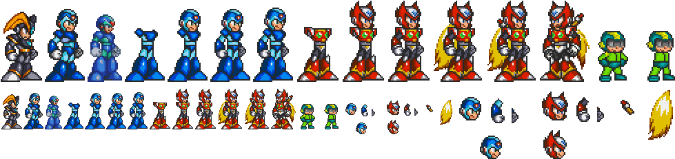 March 5th, 2012, - Mega Man Xtreme Remake (989x243), Png Download