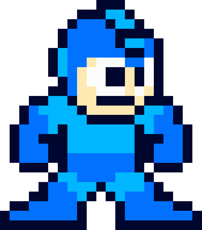 "gamer's Retrospective" Is A Concert Featuring Many - Megaman Pixel (650x743), Png Download