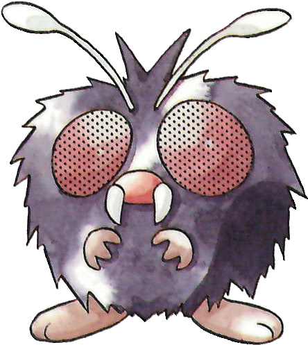 [ Img] - Venonat Original (454x508), Png Download