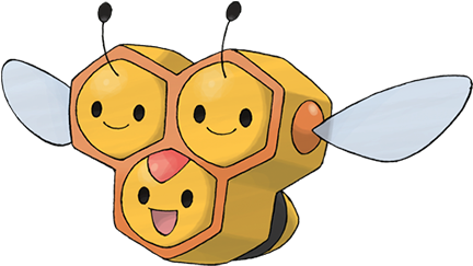 In A Nice Throwback To Butterfree And Beedrill, The - Pokemon Combee (431x431), Png Download