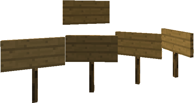 Minecraft Sign Png - Transparent Background Minecraft Sign (657x361), Png Download
