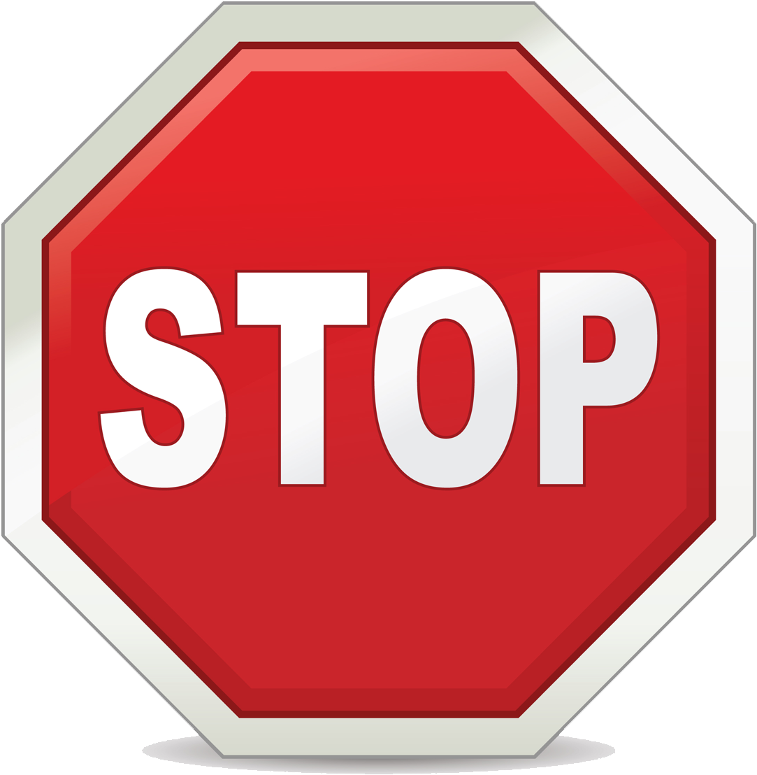 High Res Stop Sign Final - Stop Sign (1140x1167), Png Download