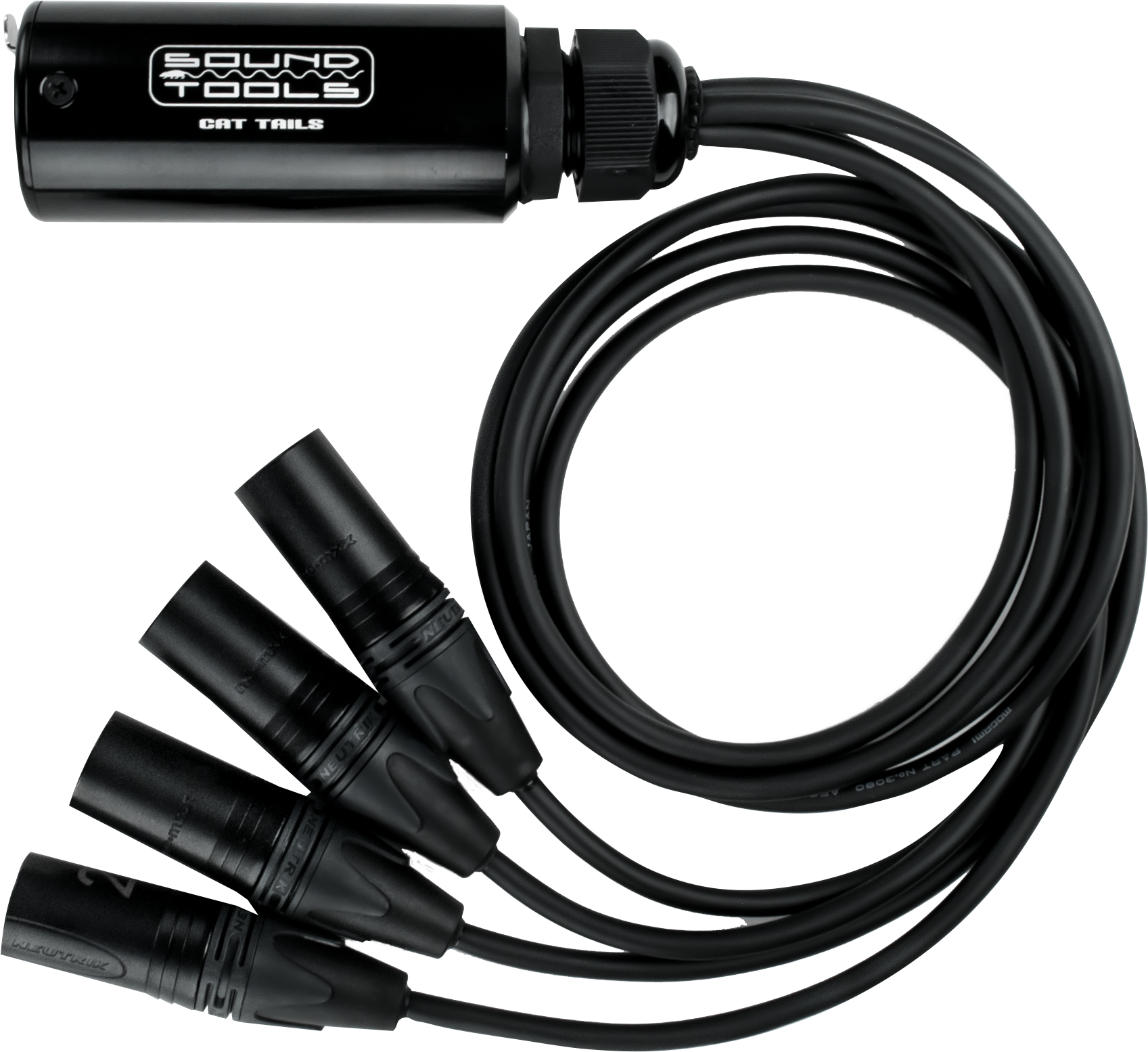 Cat Tails Audio Over Cat5 Break Out - Speaker Wire (3214x1607), Png Download