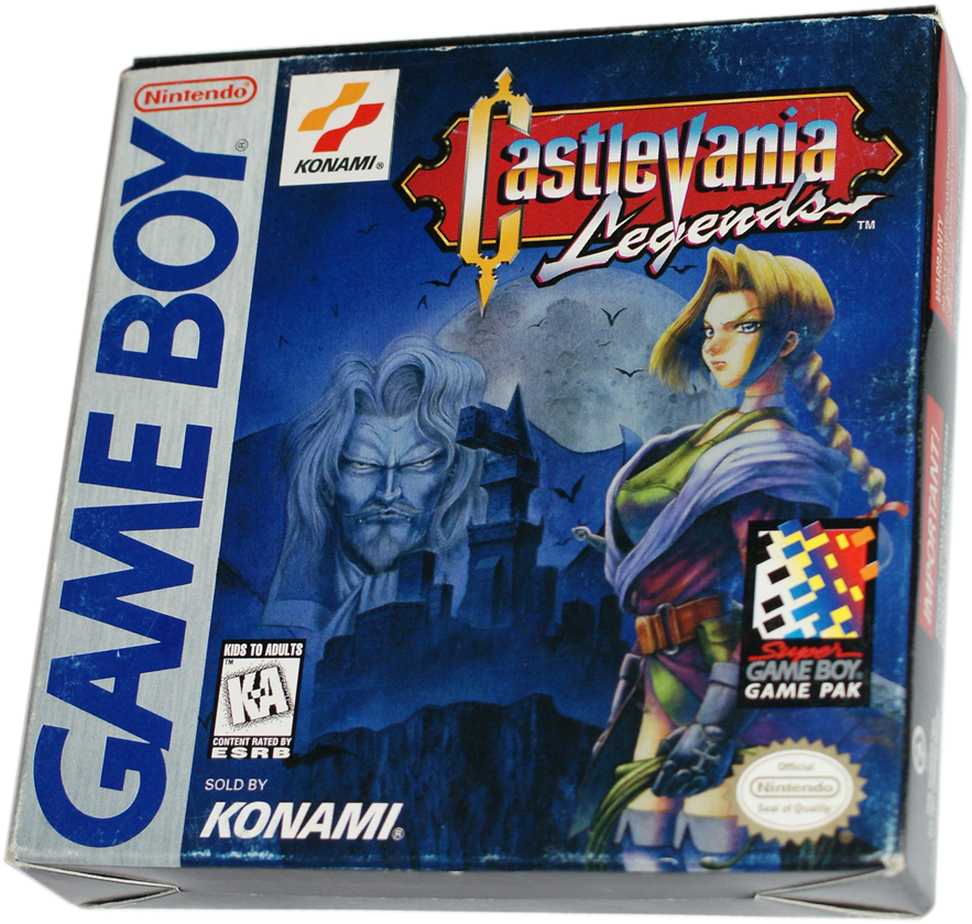 The - Nintendo Castlevania Legends - Game Boy (1000x1000), Png Download