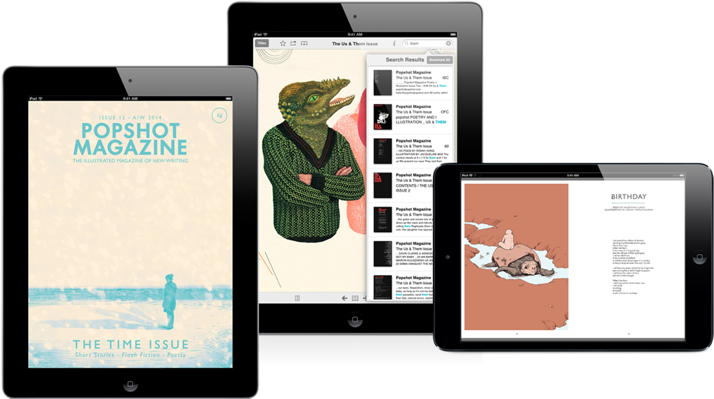 A Year Ago We Launched The Digital Edition Of Popshot - Tablet Computer (1200x672), Png Download