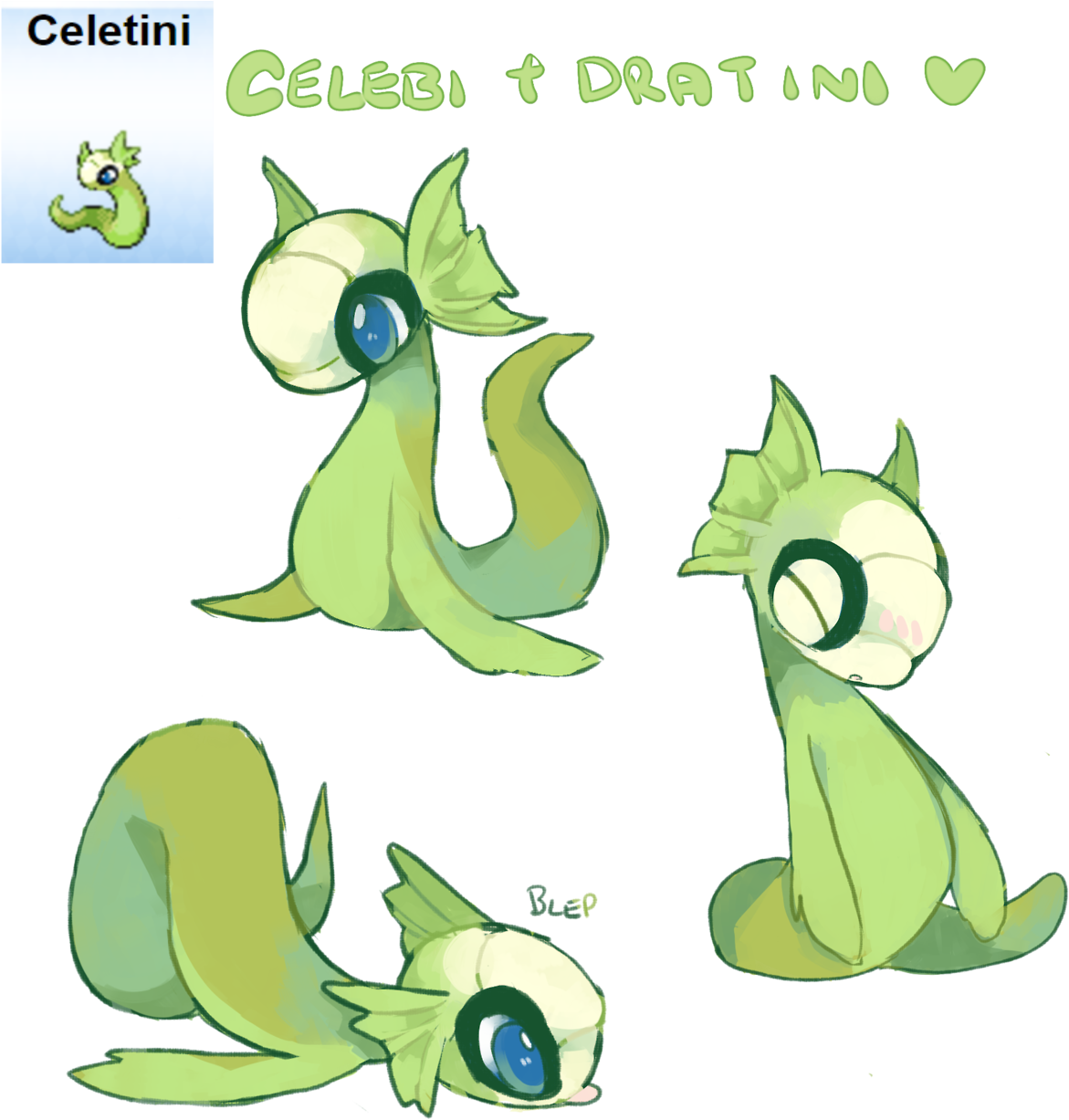 Pokemon Celebi Fusion (500x500), Png Download